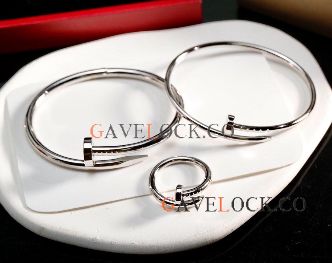 Gift set - AAA Copy Cartier Juste Un Clou 2-Bangle and Ring Sets